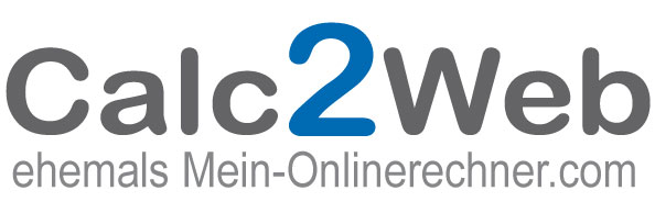 Calc2web: Führen Sie Onlineberechnungen durch und nutzen Sie kostenlos Online-Rechner als Webtool für die Homepage