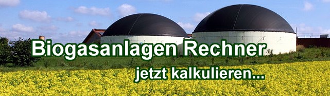 Online berechnen ,  ertrag biogasanlagen kalkulieren